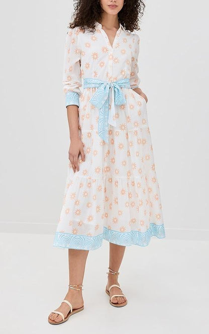 Women's Fashion Flounce Shirtdress